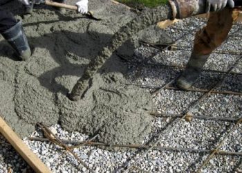 What is Placing concrete