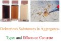What is Organic impurities clay and other fine material
