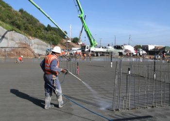 What is the Curing process of concrete