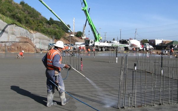 What is the Curing process of concrete