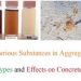 What you understand by deleterious substances in aggregate