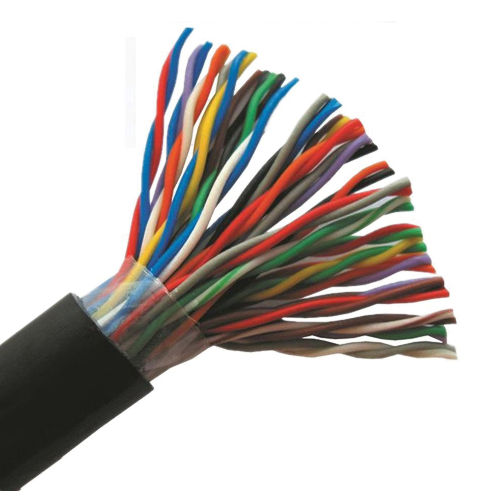 Polycab  50 Pair 0.5 mm Unarmoured Cable Telephonic cable 100 Mtr