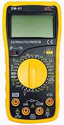 HTC Instrument DM-81 3½ Digital Multimeter Capacitance Diode Transistor and Live Tester AC Frequency Response: 40-400Hz