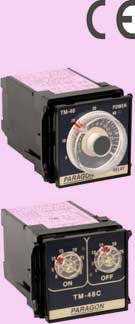 PARAGON TM - 48, Plug In / Panel Mounting Timer, 1/16 DIN TM-48 SR2