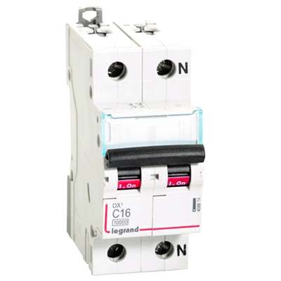 LEGRAND DX3 DC MCBs - Circuit Breakers - Double Pole 250V - Nominal Rating 2A - 408818