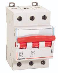 LEGRAND DX3 Isolators - Triple Pole 415V - Nominal Rating 125A - 406514