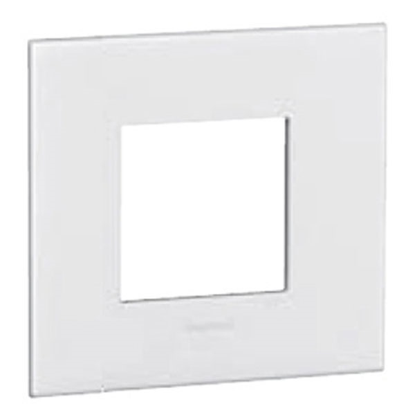 LEGRAND Arteor - 2*4 Module - Pearl Aluminium Cover Plate With Metal Frame - 575979