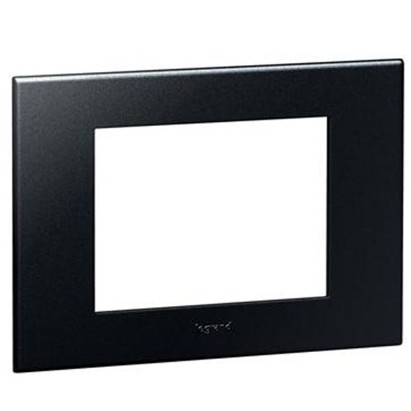 LEGRAND Arteor - 2 Module - Graphite Cover Plate With Overmoulded Frame - 575712