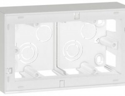 LEGRAND Arteor - Round Cover Plate - Accessories - 2*4 Module - Plastic Surface Box - 573574