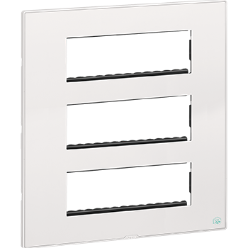 LEGRAND Plate Frame Anti Bacterial - 18M -  Anti Bacterial - Plate + Frame - 679358