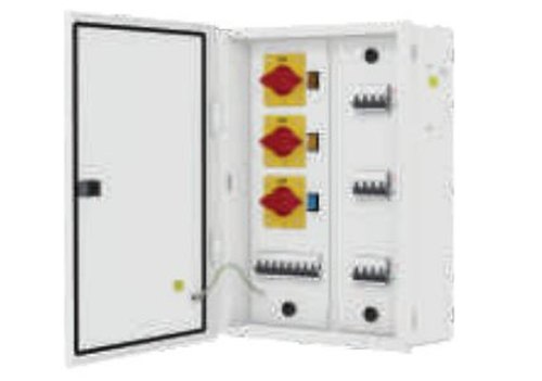 L & T TPN Phase Selector Distribution Board - IP 43 - 10 Ways With Metal Door - DBPSR010DD - (8537)
