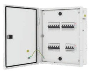 L & T TPN Distribution Board - IP 43 - 8 Ways With Metal Door - DBTPN008DD - (8537)