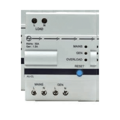 L & T Single Phase ACCL - Automatic Changeover With Current Limiter - EB/DG - 30A/12A - AUCL01030012 - (8536)