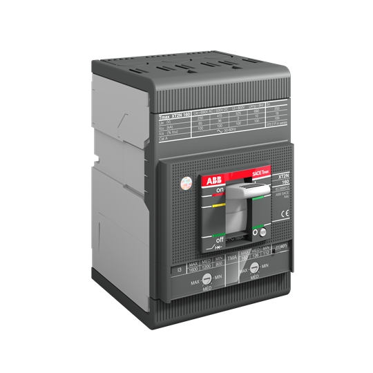 ABB 25 A, 36kA 3 Pole TMD/TMA XT2 160 Tmax Power Distribution Circuit Breaker - 1SDA067012R1