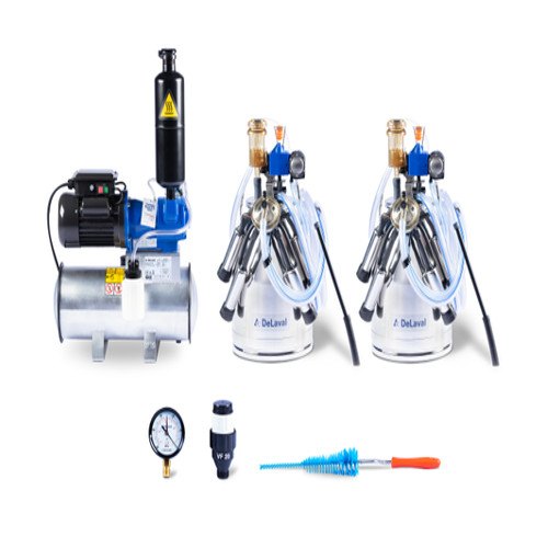 DeLaval Double Bucket Milking Machine For Gir And Desi Cows - DV 1HP