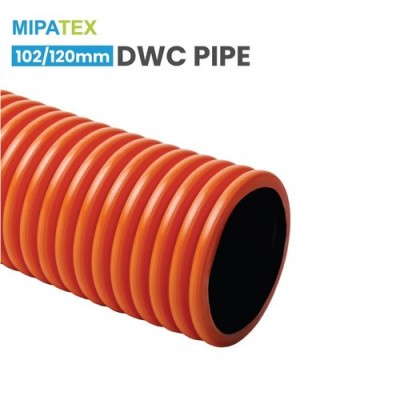 MIPATEX DWC HDPE PIPE - 102/120 MM