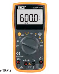 Meco Digital Multimeter 3 3/4 Digit 6000 Count with LCD Display Auto ranging 