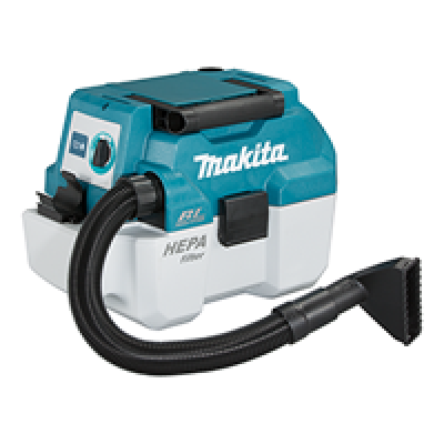 Makita Portable Vacuum Cleaner -DVC750LZX1 HEPA filter is used to capture very fine particles effectively