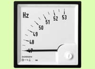 STANDARD MOVING IRON AC METERS FREQUENCY SQUARE  FLUSH SR-72 (HSN 90303310)