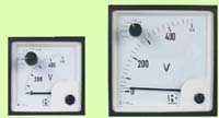 STANDARD MOVING IRON AC METERS METERING PANELS SQUARE  FLUSH SR-72 (HSN 90303310)