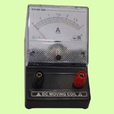STANDARD MOVING COIL DC METER AMMETER  1A TO 40A (WITH INTERNAL SHUNT) MO- 65  (HSN  90303310) 