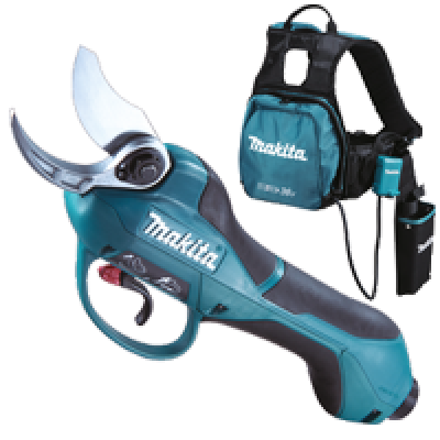 Makita Battery Powered Pruning Shears - DUP362Z Electronic current limiter for overload protection.