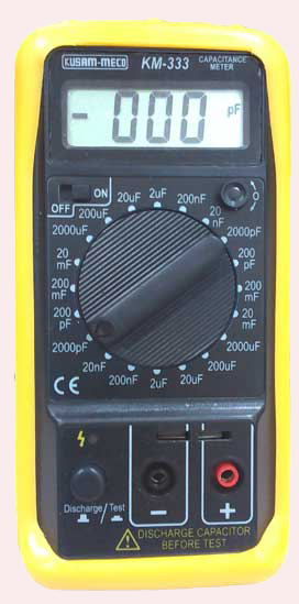 KUSUM MECO Model 333 3&1/2 Digit Capacitance Meter Digital Multimeter