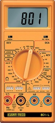 KUSUM MECO Model 801L  3&3/4 DiGit Multimeter Large Display 4000 Count