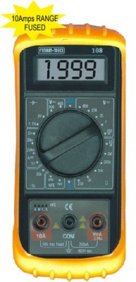 KUSUM MECO Model 108 Digit Multimeter 3&1/2 Digit Multimeter LCD Display with 10A Fused