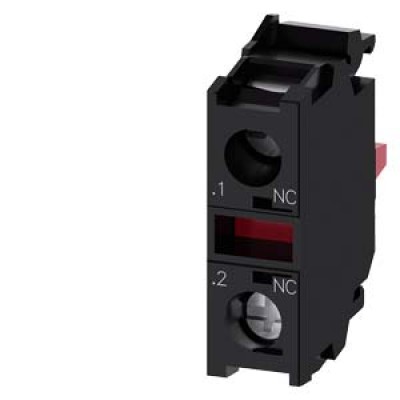 Siemens Contact module with 1 contact element, 1 NC, screw terminal, for front plate mounting