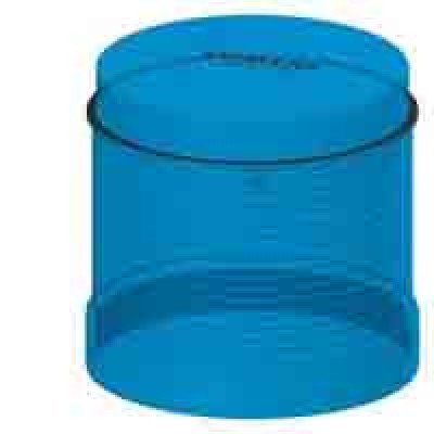 Siemens Signalling columns, diam. 70 mm continus light blue, light element with LED lamp, blue,110V AC/DC