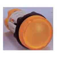 Siemens,Indicator light compact, with LED, 220/240 V AC 50/60 Hz, amber