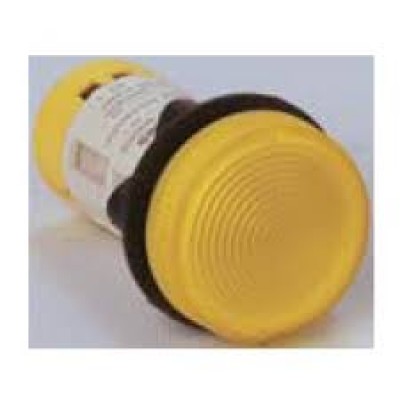Siemens,Indicator light, 22 mm, round, plastic, yellow, LED indicating lamp, wide band, 42 V to 240 V AC 50/60 Hz, 42 V to 220 V DC 