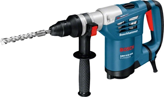 BOSCH Rotary Hammer with SDS plus GBH 4-32 DFR Professional Drills up to 30% faster 
