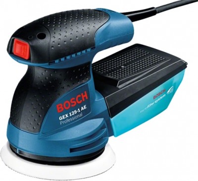 BOSCH Random Orbit Sander GEX 125-1 AE Professional Speed preselection for material-specific working