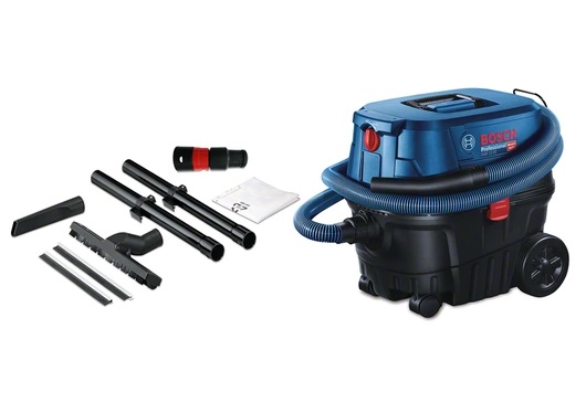 BOSCH Wet/Dry Extractor GAS12-25 Professional self-clean technology Superior suction power with innovative self-cleaning technology.