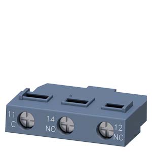 Siemens,Auxiliary switch transverse solid-state compatible, 1 CO screw terminal for circuit breaker 3RV2