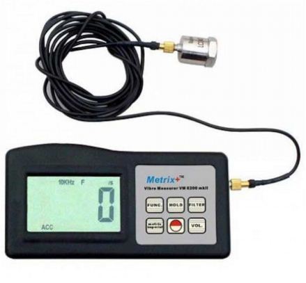 Metrix + Digital Vibration Meter, VM 8200 mk ll