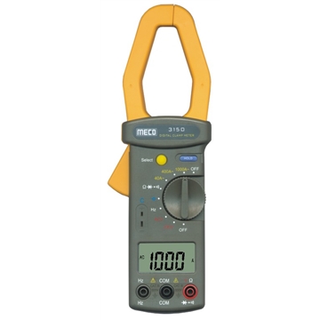  MECO Model 3150 3-3/4 DIGIT 4000 COUNT 1000A AC AUTO RANGING DIGITAL CLAMPMETER WITH FREQUENCY