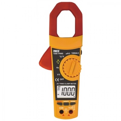  MECO Model  1008-TRMS 3-5/6 DIGIT 6000 COUNT 1000A AC TRMS DIGITAL CLAMPMETER WITH TEMPERATURE & FREQUENCY  