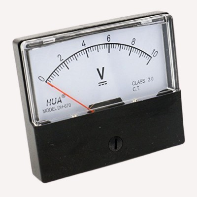 MECO DC Moving Coil Rectangular Meters Milli Ammeter 0-1A to 30A (HSN 9030)