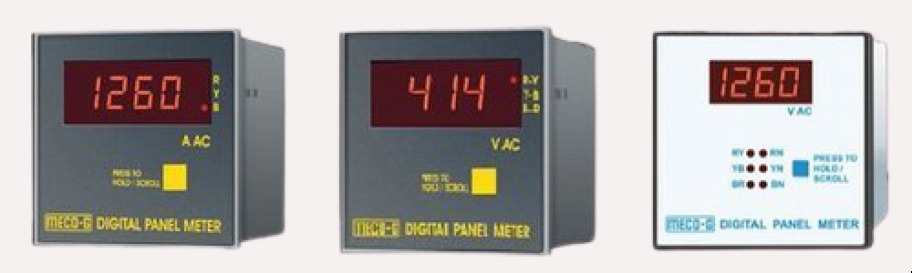 MECO 96QV32 Electronic Analog AC volt-amp-reactive Meter 3phase/3wire/2Element 90 Deflection (96*96)