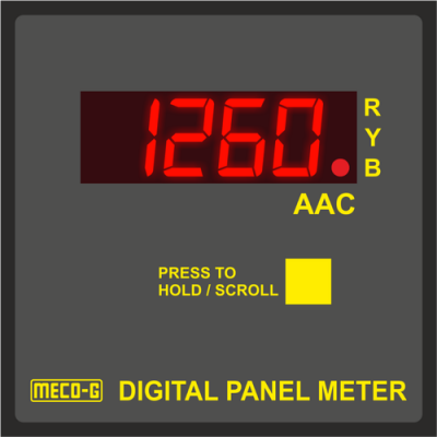 MECO 96QV33 Electronic Analog AC volt-amp-reactive Meter  3phase/4Wire/3Element 90 Deflection (96*96)