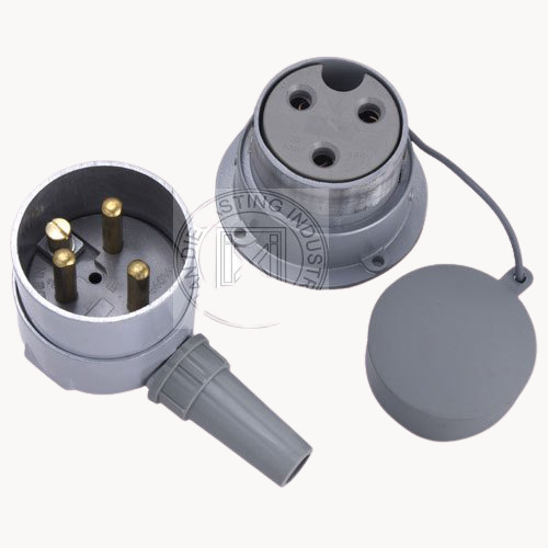 Standard Gold SGP-2 Metal Clad Plug & Socket 2 POLE (HSN 8536)