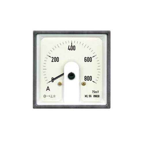 MECO DC MOVING COIL DIN PANEL AMMETER & VOLTMETERS   ML96 DC