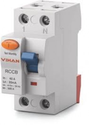 VIHAN RCCB ELCB 2 Pole 18401 Rating 25A